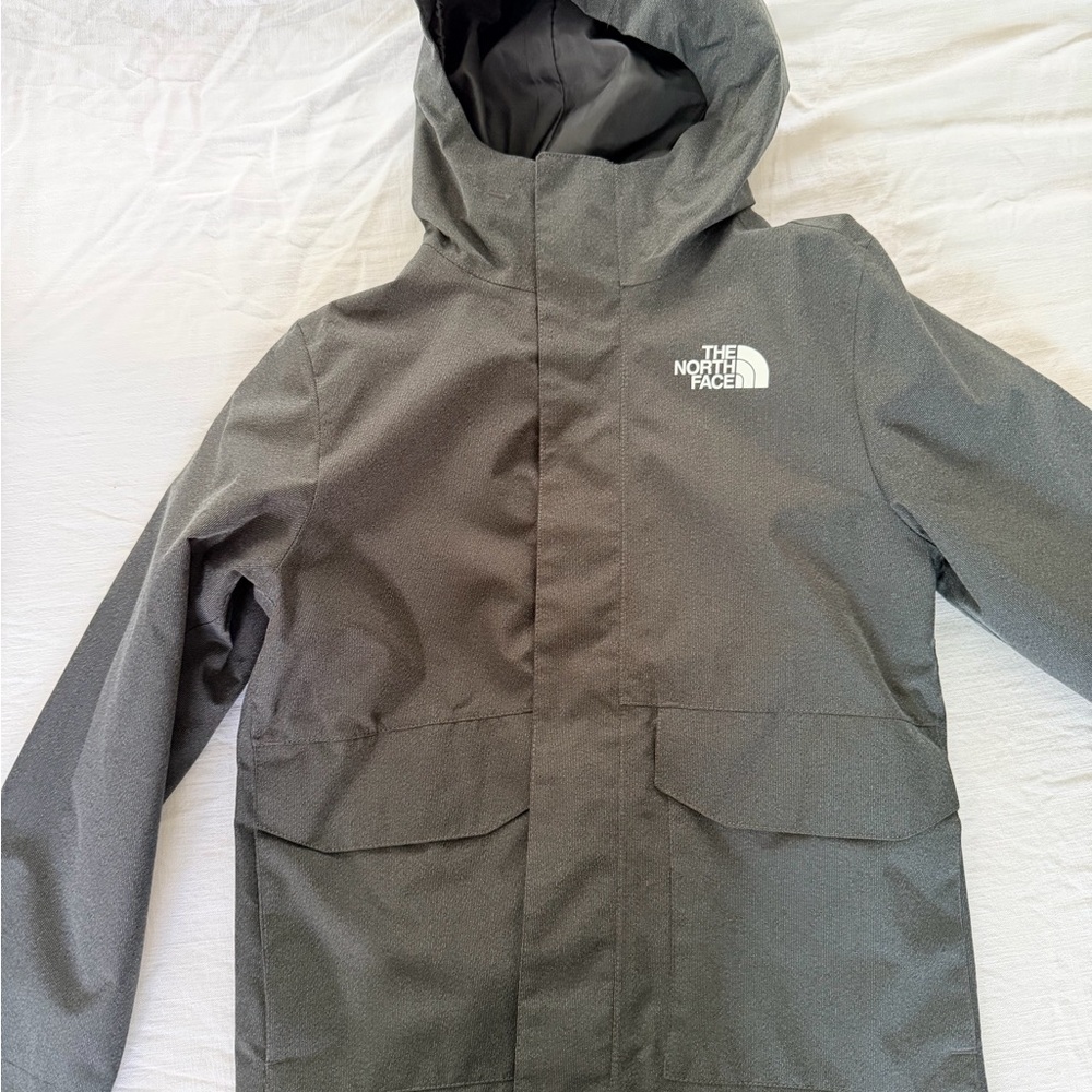 The North Face Kids Charcoal Raincoat